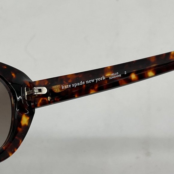 Kate Spade Black-Brown Tortoiseshell Classic Sunglasses | Excellent Condition - Picture 2 of 9